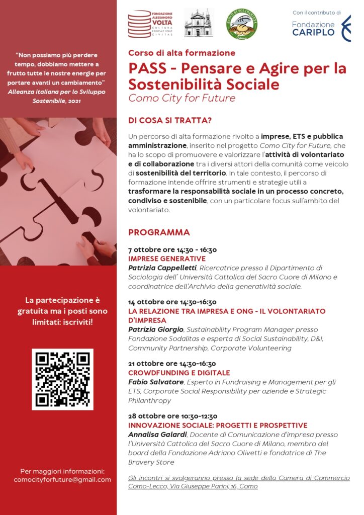 Locandina Corso di Alta formazione PASS page 0001